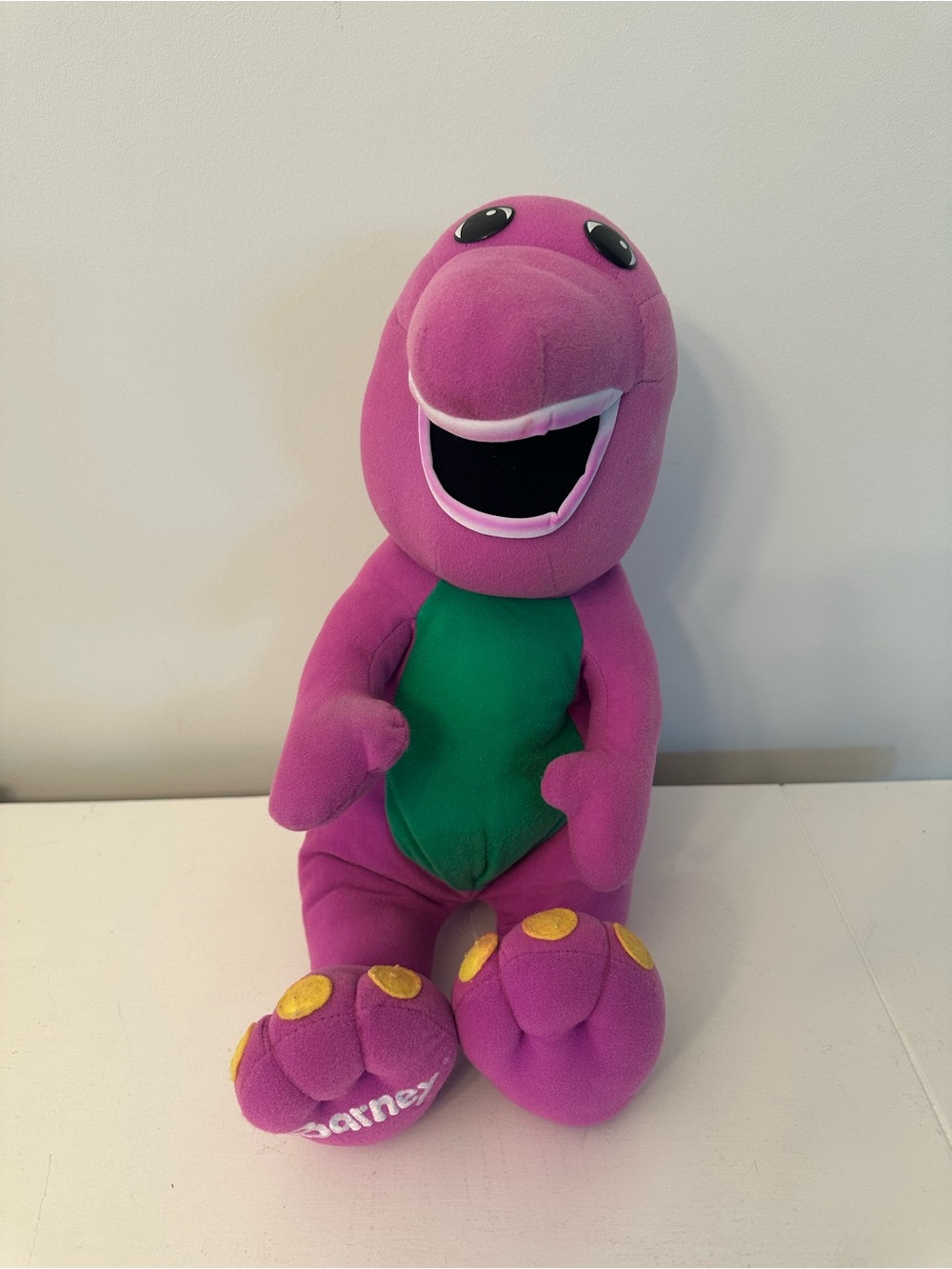 Vintage Playskool 71245 Talking Barney 18” Plush Toy 1992 - Rare vintage Barney